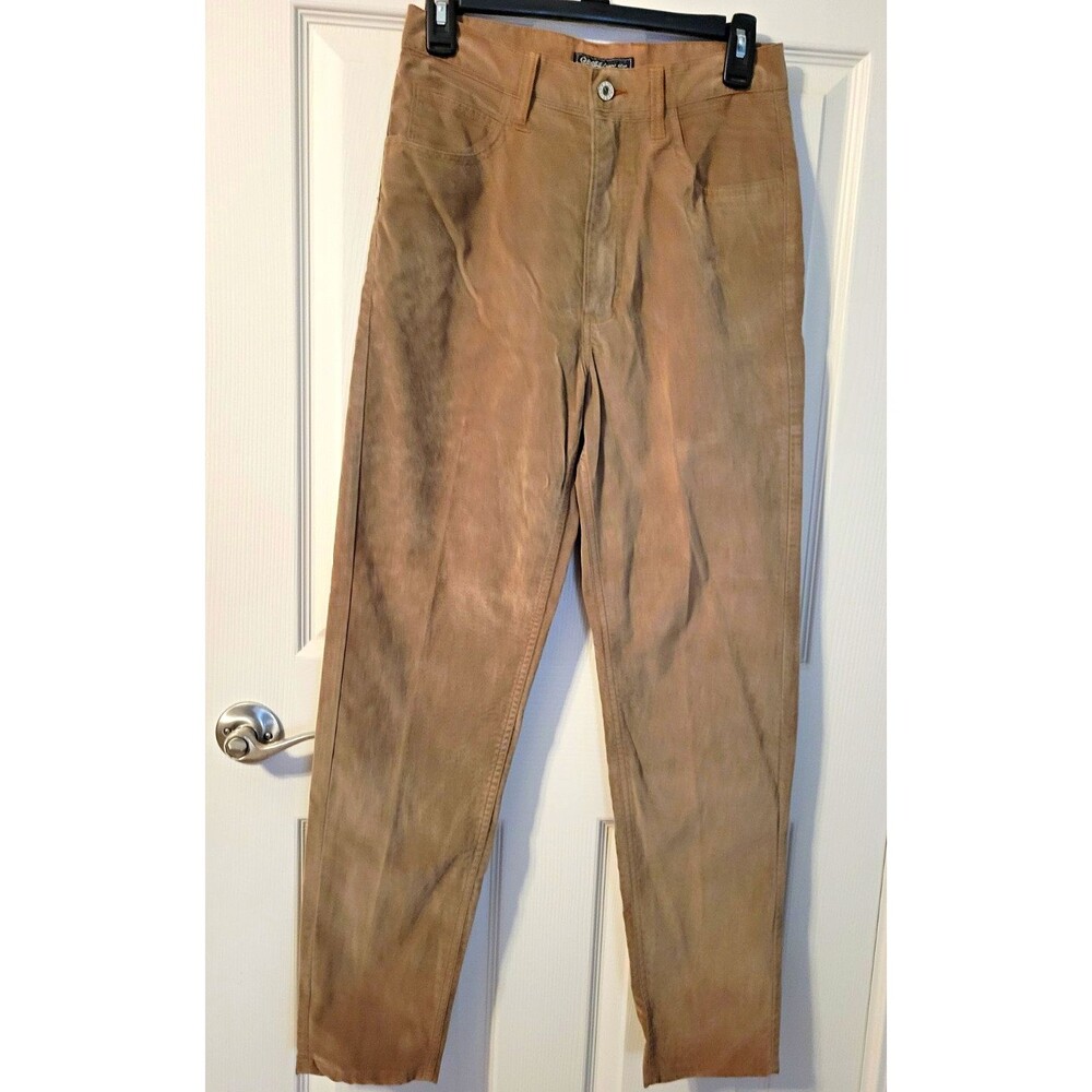 Vintage 90s Guess Jeans USA Brushed Cotton High Rise Tapered Pants Size 30
